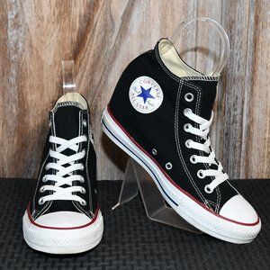 converse black wedge